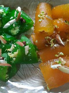 तरबूज के छिलके की मिठाई (tarbooj ke chhilke ki meethai recipe in Hindi) रेसिपी मुख्य फोटो