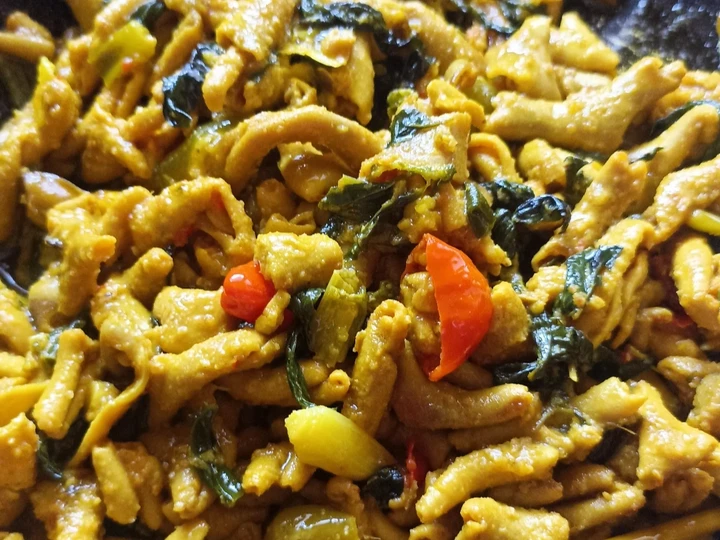 Cara Mudah Membikin Resep Usus bumbu kuning kemangi yang Bisa Manjain Lidah Anti Ribet, Lezat Sekali