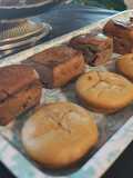 Muffins de pera y harina de coco sin azúcar