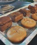 Muffins de pera y harina de coco sin azúcar