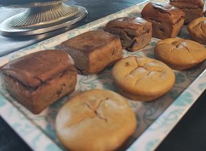 Una foto de Muffins de pera y harina de coco sin azúcar