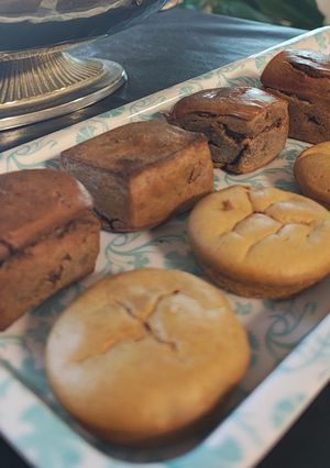 Una foto de Muffins de pera y harina de coco sin azúcar