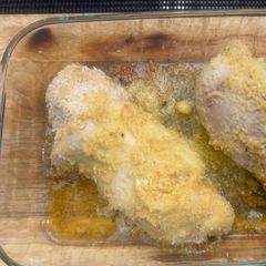 A picture of Mid Week stuffed Chicken with Ham and Cheese - Thanks mum :P Enjoy :P.