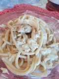 Pasta con salsa Alfredo
