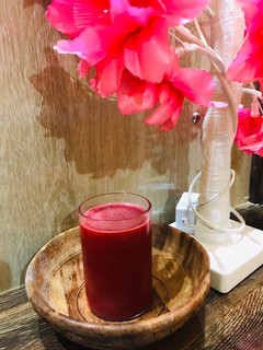A picture of POMEGRANATE- BEETROOT JUICE.