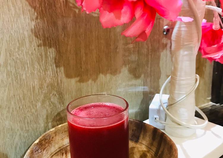 Steps to Make POMEGRANATE- BEETROOT JUICE 🥤 in 13 Minutes for Mom