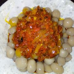 A picture of Cassava balls.
