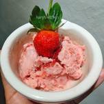 Ice Cream Strawberry Homemade