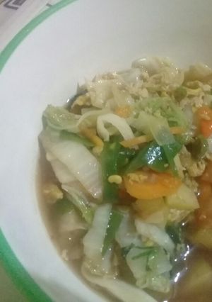 Foto resep Capcay telur