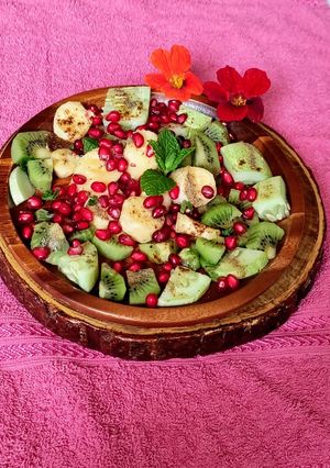 A picture of Navratri Masala Fruits.