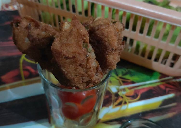 Recipe of Quick Buckwheat banana fritteres.