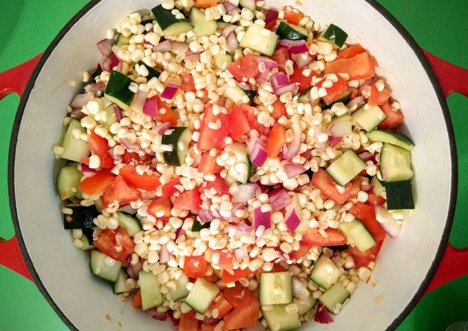 Steps to Prepare Andrew Copley Summer Corn Salad