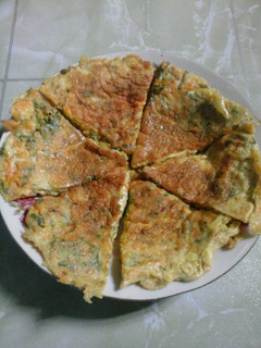 Foto resep Telur dadar + sayuran