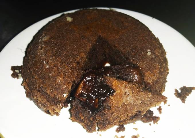 Chocolate Cherry Lava Cake - Confessions of a Baking Queen