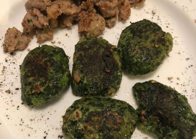 Polpette di friarielli e salsiccia