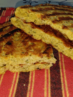 صورة لوصفة أغروم نالحوال / كسرة بالاعشاب / فطير بالاعشاب