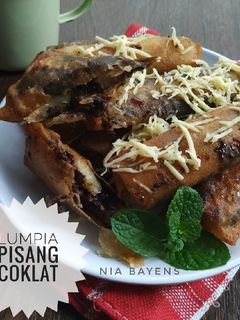 Foto resep Lumpia pisang coklat lumer