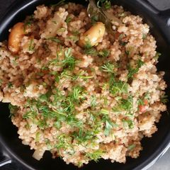 Sama rice upma A picture of Sama rice upma.