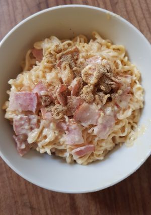 รูปของ บะหมี่คาโบนาร่า