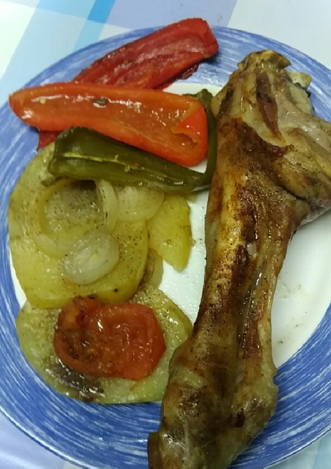 Una foto de Jarretes de cordero al horno