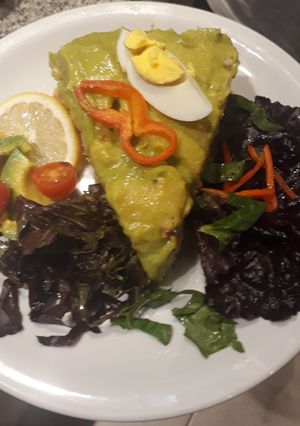 Una foto de Causa Peruana de atún y palta (cocida)
