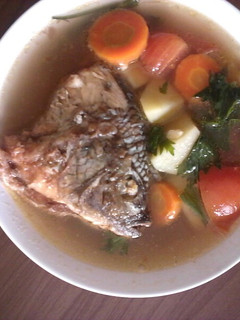Foto resep Sup kepala ikan nila
