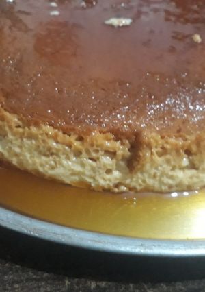 Una foto de Flan casero en olla essen