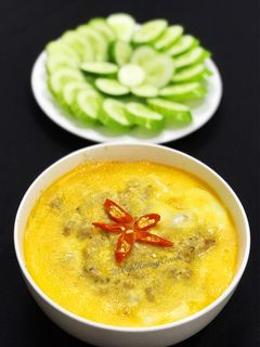 Hình của món Mắm Chưng Thịt.