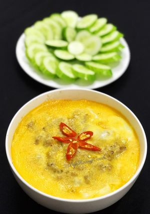 Hình của món Mắm Chưng Thịt.