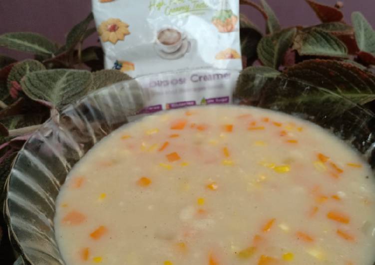 Recipe: Yummy Corn creamy soup