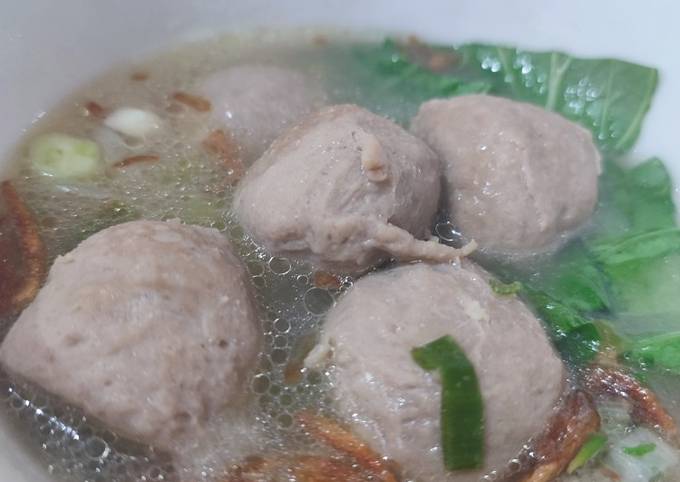 Resep Kuah Bakso Simple Enak Bgt Oleh Ayu Raden Cookpad