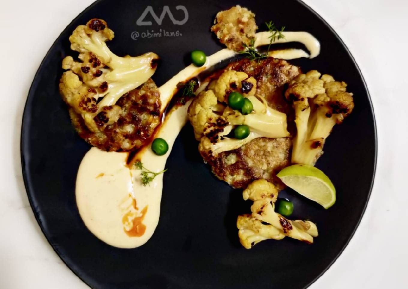 Awadhi Sauce with Cauliflower 3 ways
