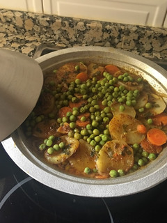Una foto de Tajín de ternera marroquí