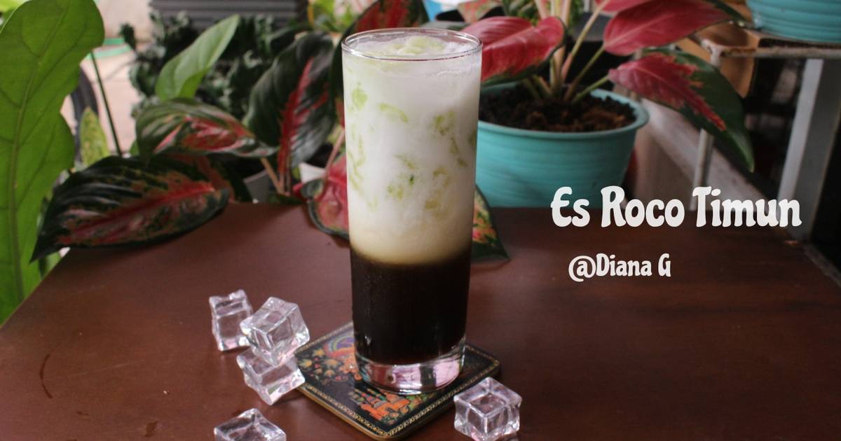 Resep Es Roco Timun Santan oleh diana gerald - Cookpad