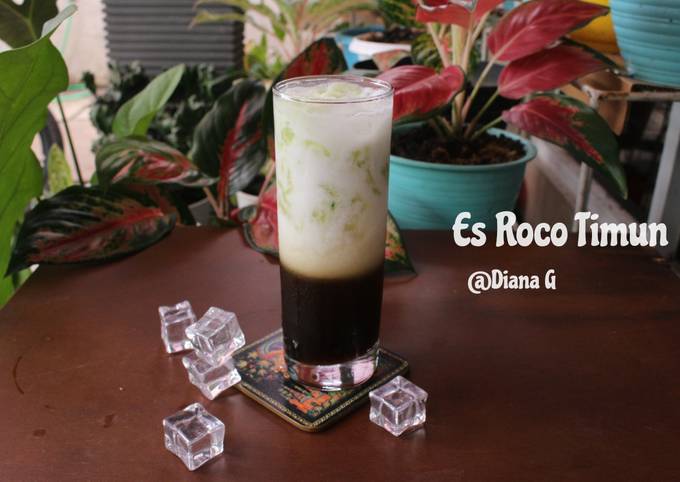 Cara bikin Es Roco Timun Santan Cara bikin Es Roco Timun Santan