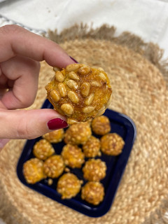 Una foto de Panellets de calabaza con pumpkin spice