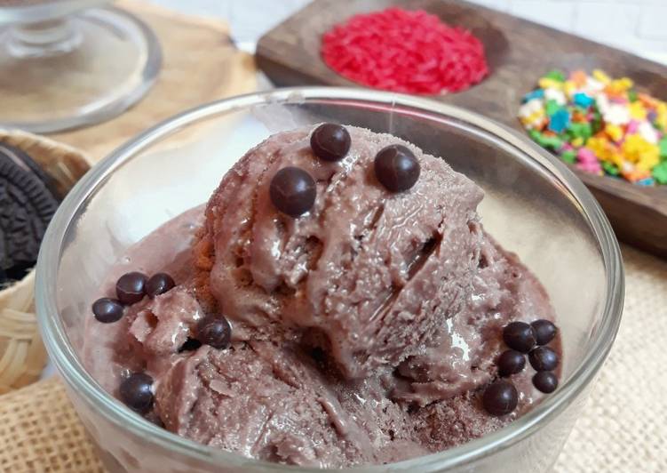 Langkah Mudah untuk mengolah Es Krim Coklat Homemade #bandungrecook2_diahayu_ap, Menggugah Selera
