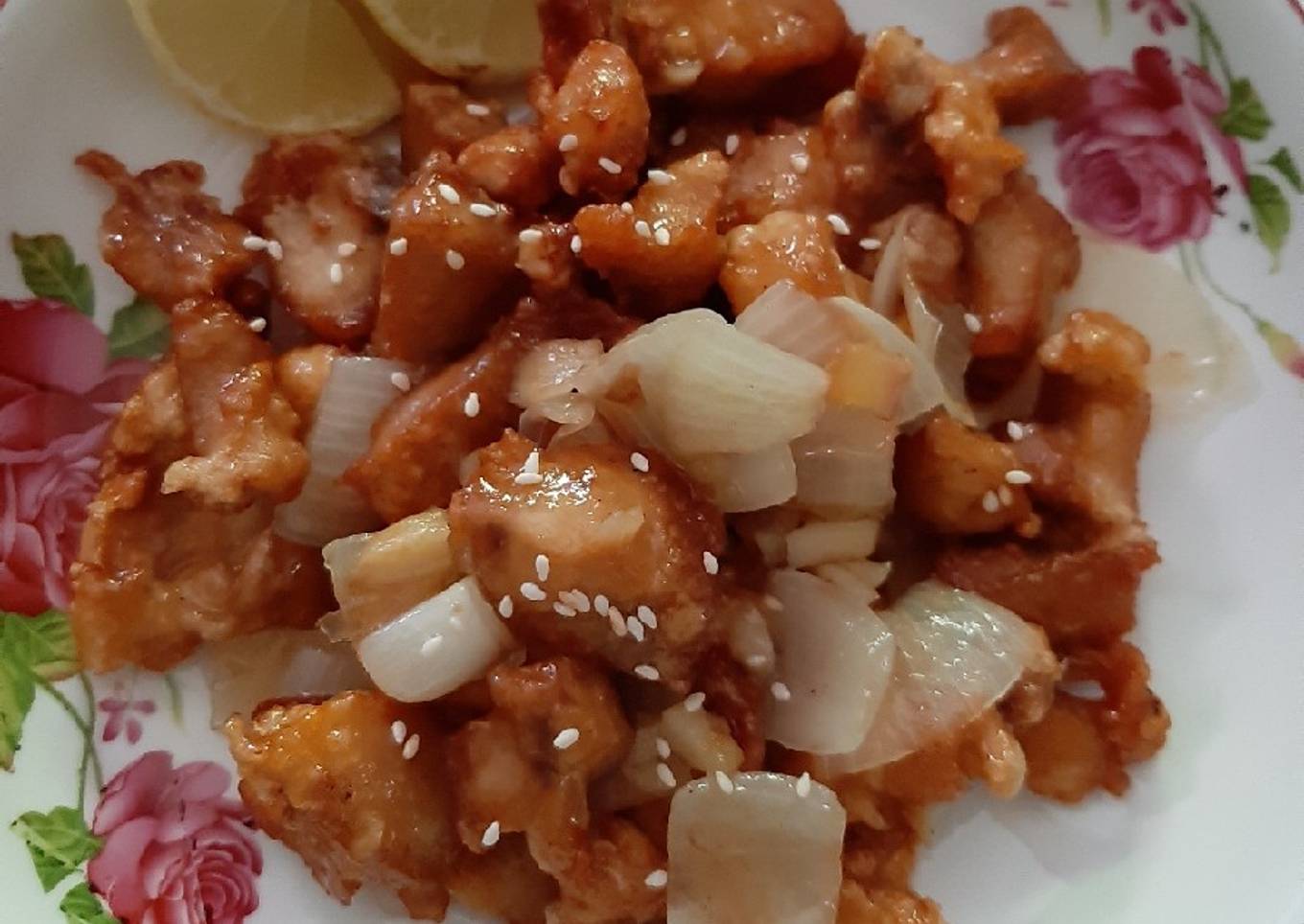 Ayam Goreng Saos Plum