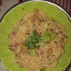 Peas pulao A picture of Peas pulao.