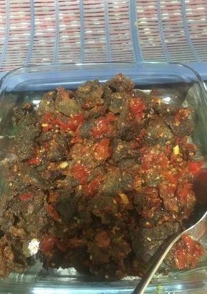 Foto resep Dendeng kambing balado
