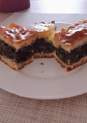 Omlós mákos pite recept fotója