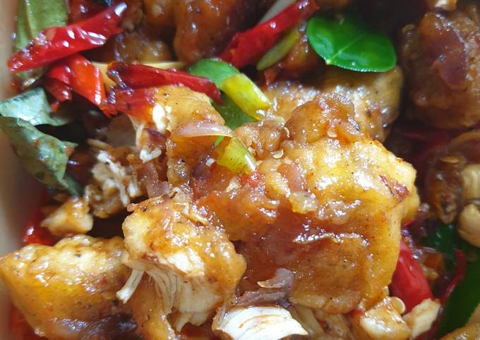 Ayam crispy sambal dabu dabu mudah dan enak