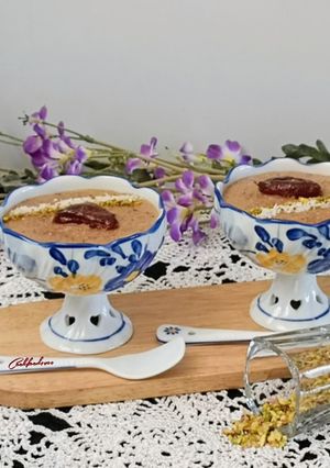 عکسی از دستور دسر رژیمی خرما