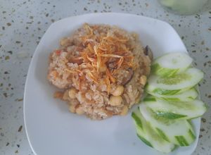 Hình của món Xôi hạt sen bát bửu.