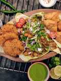 Hot chaat sizzler