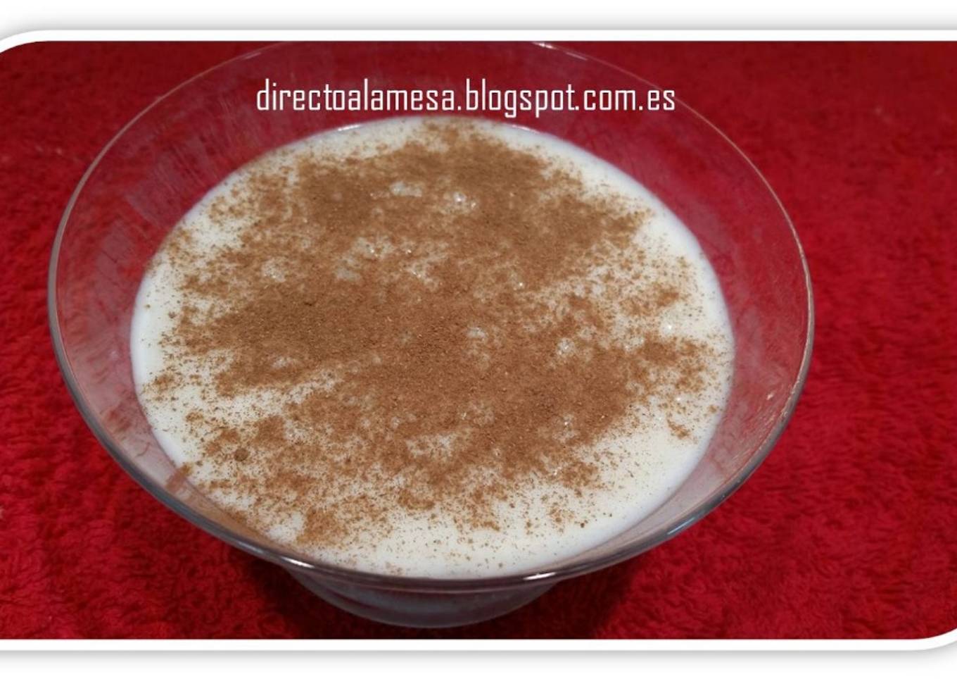 Arroz con leche de coco