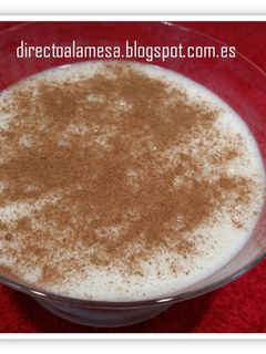 Una foto de Arroz con leche de coco