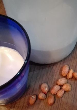 Una foto de Leche de maní