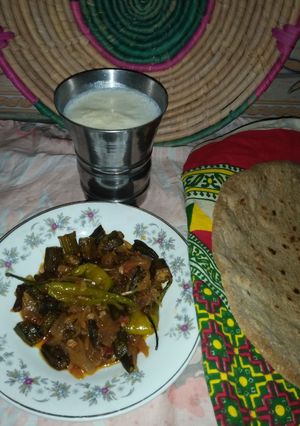 A picture of Bhindi fry.