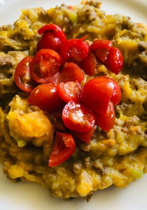 Una foto de Charquicán vegano